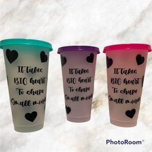 It takes a BIG heart to shape small minds on color changing cups
